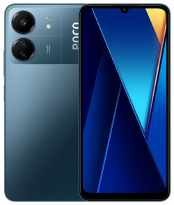 Смартфон Poco C65 256GB Blue RU 2G  3G 4G Wi Fi; ОС Android