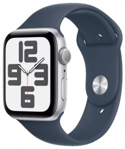 Умные часы  Apple Watch SE 2023 44 мм Storm Blue Sport Band Silver Aluminium Size M/L (MREE3)
