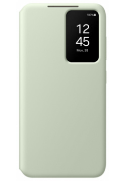 Чехол книжка Samsung Smart View Wallet Case для Galaxy S24  полиуретан светло зелёный (EF ZS921CGEGRU)
