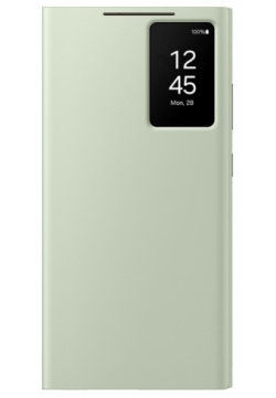 Чехол книжка Samsung Smart View Wallet Case для Galaxy S24 Ultra  полиуретан светло зеленый (EF ZS928CGEGRU)