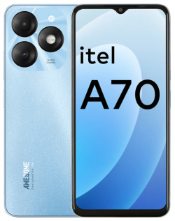 Смартфон Itel A70 4/256GB Blue RU 
