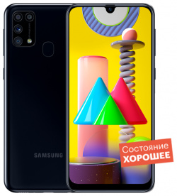 Смартфон Samsung Galaxy M31 128GB Черный  "Хорошее состояние"