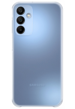 Чехол крышка Samsung EF QA156CTEGRU для Galaxy A15  силикон прозрачный