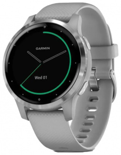 Умные часы  Garmin Vivoactive 4S серый (010 02172 04) Смарт с