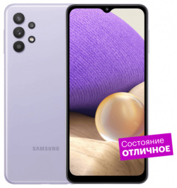 Смартфон Samsung Galaxy A32 128GB Лаванда  "Отличное состояние"