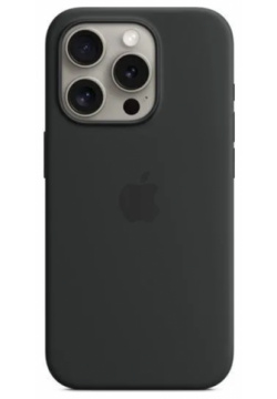Чехол крышка Gresso для Apple iPhone 15 Pro  термополиуретан черный