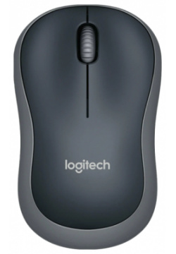Мышь Logitech M185  черно серая 910 002252 Надежная беспроводная связь Никаких