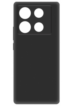 Чехол крышка Krutoff для Infinix Note 40  термополиуретан черный поможет