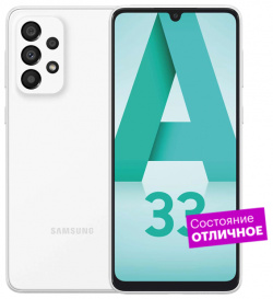 Смартфон Samsung Galaxy A33 5G 128GB Белый  "Отличное состояние" По вопросам