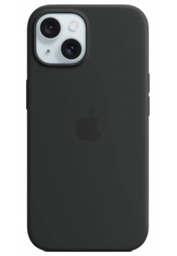 Чехол крышка Gresso для Apple iPhone 15  термополиуретан черный