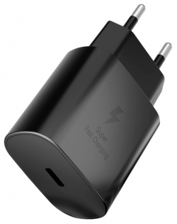 Зарядное устройство сетевое VLP Fast Wall Charger USB/С 25W черное 
