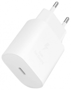 Зарядное устройство сетевое VLP Fast Wall Charger USB/С 25W белое 