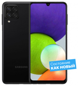 Смартфон Samsung Galaxy A22 128GB Черный  "Как новый" Потрясающий экран и