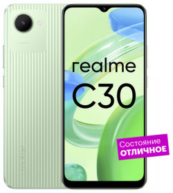 Смартфон realme C30 64GB Зеленый  "Отличное состояние"