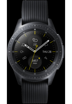 Умные часы  Samsung Galaxy Watch 42mm глубокие черные (SM R810NZKASER)