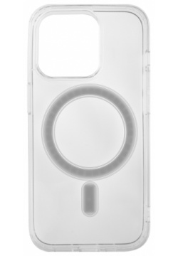 Чехол крышка Everstone MagSafe Lucca для Apple iPhone 14 Pro  прозрачный