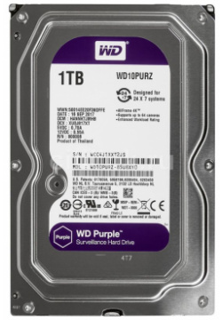 Жесткий диск Western Digital Purple 1Tb WD10PURZ 