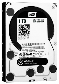 Жесткий диск Western Digital Black SATA III/1Tb/7200rpm/64Mb/3 5 (WD1003FZEX) 
