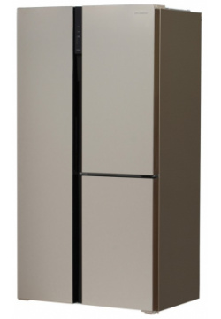 Холодильник Side by Hyundai CS5073FV шампань 