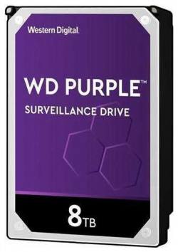 Жесткий диск Western Digital SATA III 8Tb Purple (WD8001PURP) Линейка: WD Purple
