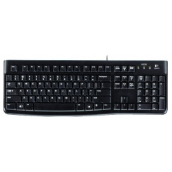 Клавиатура Logitech K120 Black OEM (920 002522) Тип клавиатуры: мембранная