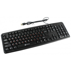 Клавиатура Oklick 90M черный USB Тип клавиатуры: мембранная