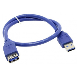 Кабель VCOM USB3 AM AF 0 5м (VUS7065 5M) Тип: удлинитель; Длина кабеля: