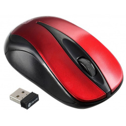 Компьютерная мышь Oklick 675MW черный/красный 