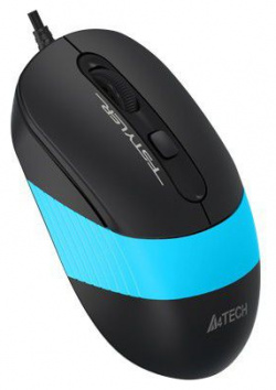 Компьютерная мышь A4Tech Fstyler FM10 черный/синий 