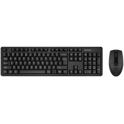 Комплект мыши и клавиатуры A4Tech 3330N черный USB 