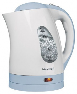 Чайник Maxwell MW 1014B синий Тип: чайник; Объем: 1