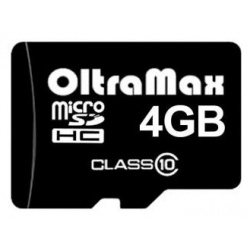 Карта памяти Oltramax MicroSDHC 4GB Class10 