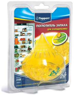 Аксессуар для холодильников Topperr 3108 поглотитель запаха Лимон Тип: