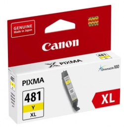 Картридж Canon CLI 481XL Y EMB желтый Назначение: для струйной печати