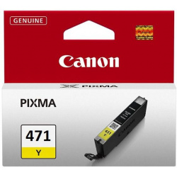 Картридж Canon CLI 471Y желтый 