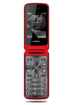 Телефон TeXet TM 408 красный 