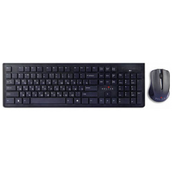 Комплект мыши и клавиатуры Oklick 250M черный USB 