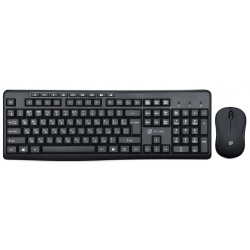 Комплект мыши и клавиатуры Oklick 225M черный/черный USB (1454537) 
