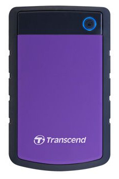 Внешний жесткий диск Transcend StoreJet 25H3P 1Tb (TS1TSJ25H3P) фиолетовый 
