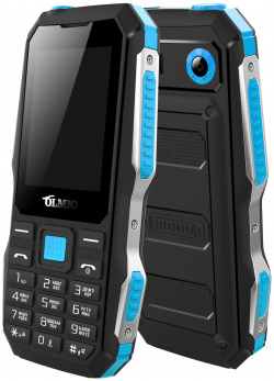 Телефон Olmio X04 черный синий 