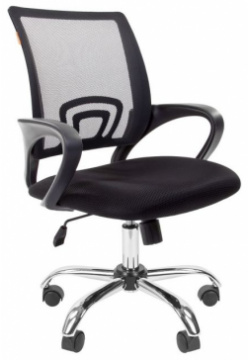Кресло Chairman 696 TW черный хром new Высота кресла: от 93 до 103 см