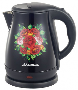Чайник Аксинья КС 1051 черный Тип: электрический; Объем: 1