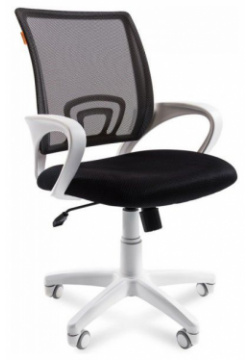 Кресло Chairman 696 белый пластик TW 11/TW 01 черный 