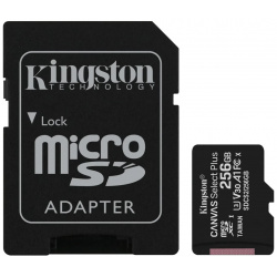 Карта памяти Kingston Canvas Select Plus microSDXC 256Gb SDCS2/256GB (+ adapter) 