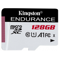 Карта памяти Kingston High Endurance microSDXC 128Gb Class10 SDCE/128GB w/o adapter 