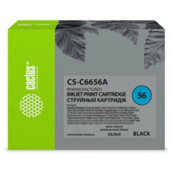 Картридж Cactus CS C6656A N56 черный 