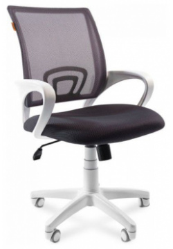 Кресло Chairman 696 белый пластик TW 12/TW 04 серый N 