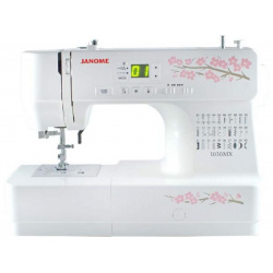 Швейная машина Janome 1030 MX белый/цветы 