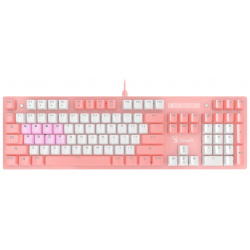Клавиатура A4Tech Bloody B800 Dual Color USB розовый/белый Тип механических