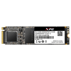 SSD накопитель A Data XPG SX6000 Pro PCI Ex2/512Gb/M 2 2280 (ASX6000PNP 512GT C) 